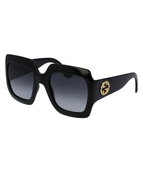 gucci square metal frame sunglasses|Gucci oversized square frame sunglasses.